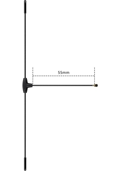5pcs 915MHZ T-Tip Anten Ipex 1 Konektör 55MM Hat Uzunluğu Yüksek Şanzıman Verimliliği Rc Fpv Drone Dıy Parçaları (Yurt Dışından) modelleri