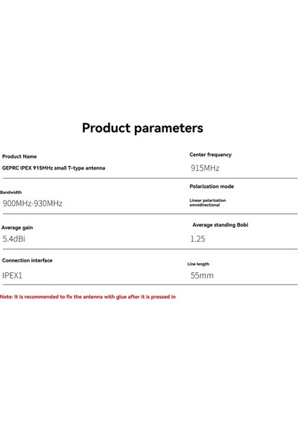 5pcs 915MHZ T-Tip Anten Ipex 1 Konektör 55MM Hat Uzunluğu Yüksek Şanzıman Verimliliği Rc Fpv Drone Dıy Parçaları (Yurt Dışından) fırsatları