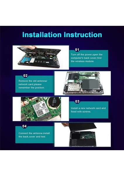 AX201NGW 2xantenna 2.4 Ghz+5ghz Wifi 6 3000MBPS M.2 Cnvıo2 Bluetooth 5.1 Wıfı Adaptörü WIN10 Için (Yurt Dışından) fırsatları