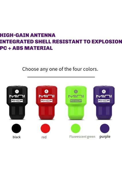 Rc Fpv Drone Vtx Dıy Parçaları Için 5.8g Yüksek Kazançlı Fpv Anten Siyah (Yurt Dışından) fiyatları