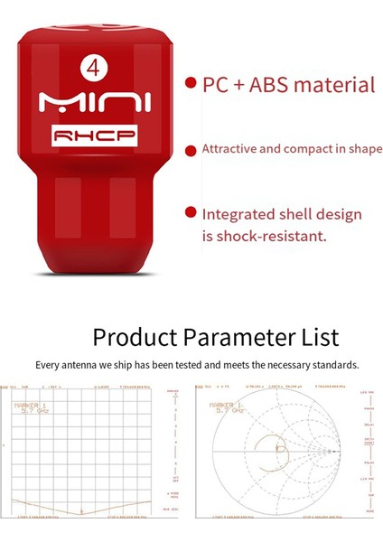 Rc Fpv Drone Vtx Dıy Parçaları Için 5.8g Yüksek Kazançlı Fpv Anten Siyah (Yurt Dışından) fırsatları
