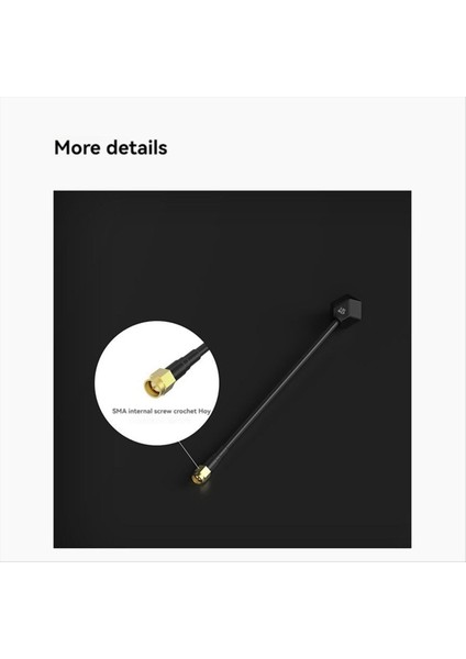 2pcs 5.8ghz Fpv Anten Sma 2.4dbı Lhcp/rhcp Anten 100MM/150MM Fpv Yarış Drone Aksesuarları Bölüm B (Yurt Dışından) fırsatları