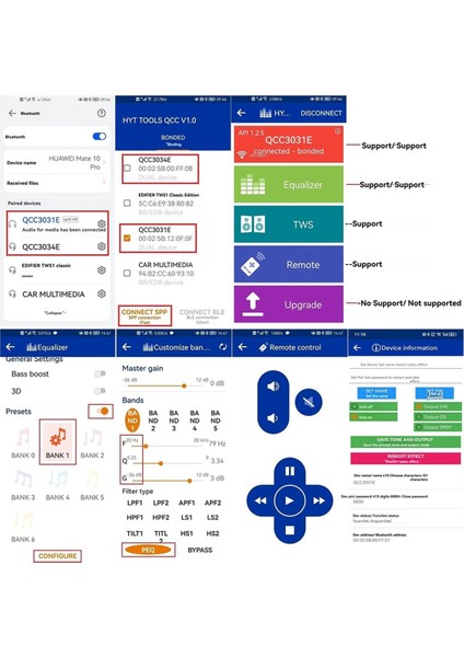 QCC3034 Bluetooth 5.1 Stereo Ses Modülü+Anten DC3.6-5.5V Aptxhd Kayıpsız I2S Çıkışı Sbc/aac/aptx/aptxhd Çağrıyla (Yurt Dışından) fiyatları