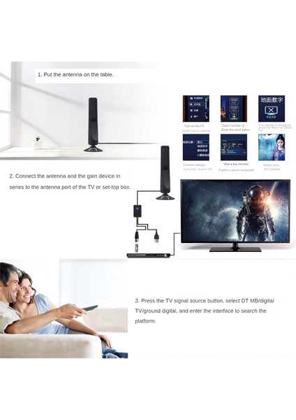 Tv Anten Iç Mekan Dijital Tv Anten Akıllı Tv 1080P Tüm Televizyon Kapalı Yüksek Karşıt Dalga Dijitaltv (Yurt Dışından) modelleri