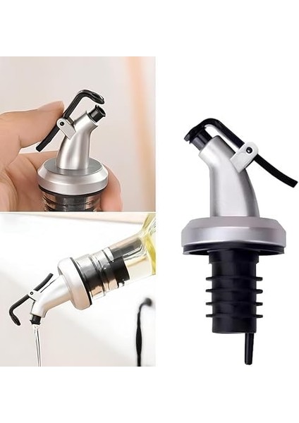 5'li Sızdırmaz Yağdanlık ve Şişe Tıpası Seti – Damlama Yapmaz Paslanmaz Uçlu Yağ Sirke Şarap Dökücü Aparat modelleri