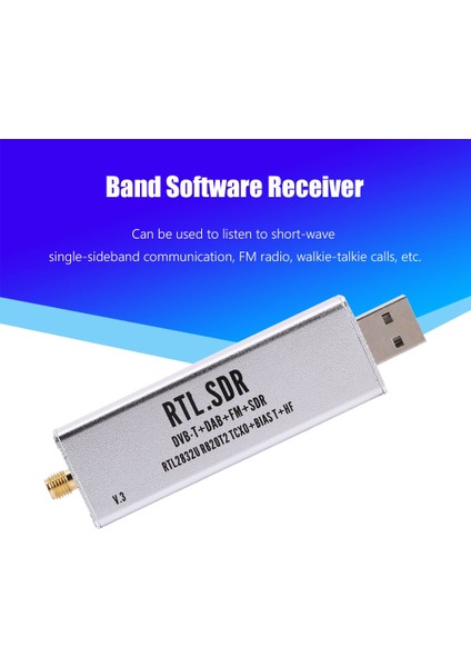 Rtl-Sdr Blog Için Rtl Sdr V3 R820T2 RTL2832U 1ppm Tcxo Sma Rtlsdr Yazılım Tanımlı Radyo Çok Amaçlı Antenli (Yurt Dışından) fiyatları