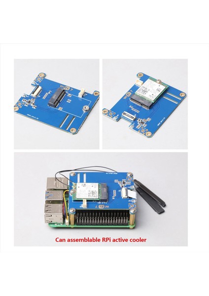 Raspberry Pi 5 Pcıe Için MPW7NA M.2 E-Key Wifi7 Modülü+2 x Anten BE200 Destek Google Tpu, WIF6E AX210, AX200 Adaptör (Yurt Dışından) fırsatları