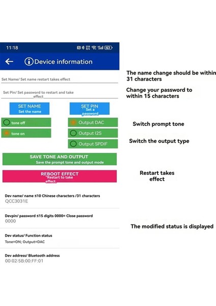 QCC3034 Bluetooth 5.1 Stereo Ses Modülü+Anten DC3.6-5.5V Aptxhd Kayıpsız Analog Çıkış Sbc/aac/aptx/aptxhd B (Yurt Dışından) modelleri