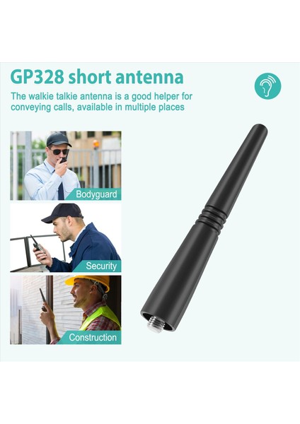 9 cm Uzunluk Anten Kısa PMAE4003 Uhf Stubby Anten 430-470 Motorola GP328 GP340 GP340 GP338PLUS GP344 GP380 (Yurt Dışından) indirimleri