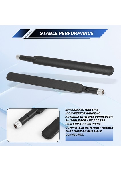 Sma Anten 4g Lte Yüksek Kazanç 9dbi Wifi Anten Çift Bant (2.4ghz ve 5.8ghz) Omni-Yönlü Anten 3g/4g/gsm (Yurt Dışından) indirimleri
