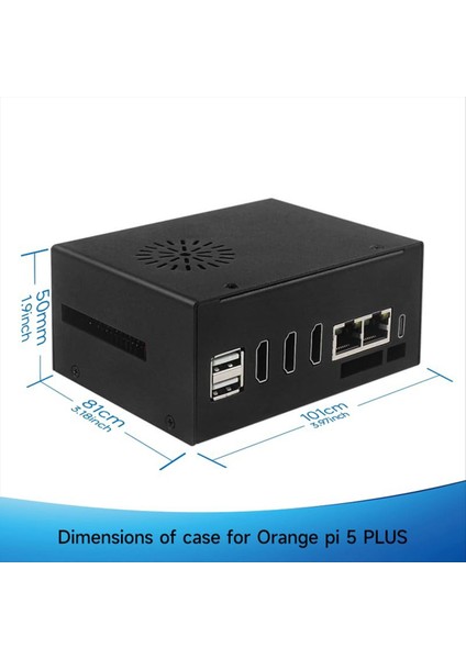 Turuncu Pi 5 Plus Metal Kılıfı Için Soğutma Fanı, Wifi 6 Bt 5.2 Modül Çift Bantlı Kablosuz Kart, Anten, Ispinsin (Yurt Dışından) modelleri