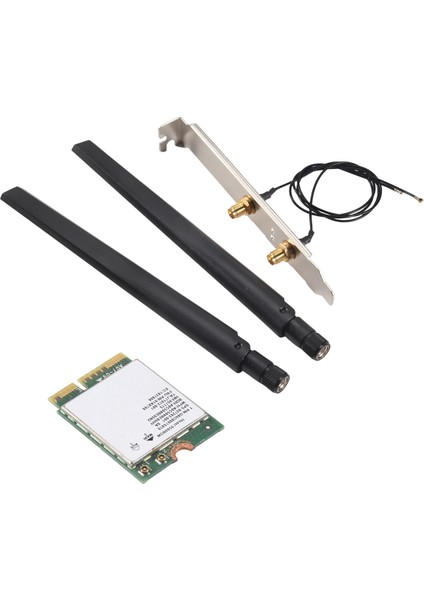 Intel Çift Bant Kablosuz Ac 9560 Masaüstü Kiti Bluetooth Için 1730MBPS 5.0 802.11AC M.2 Cnvı 9560NGW Wifi Kartı Antenli (Yurt Dışından) fırsatları