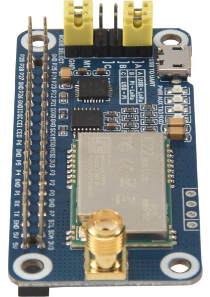 Waveshare SX1262 Raspberry Pi Için Lora Şapkası Kapaklar Spread Spectrum Modülasyonlu 915MHZ Frekans Bandı (Yurt Dışından)