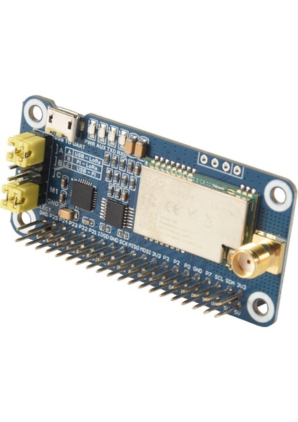 Waveshare SX1262 Raspberry Pi Için Lora Şapkası Kapaklar Spread Spectrum Modülasyonlu 915MHZ Frekans Bandı (Yurt Dışından) fiyatları