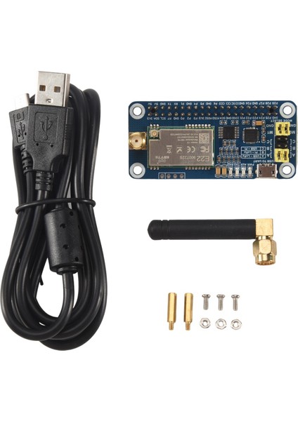 Waveshare SX1262 Raspberry Pi Için Lora Şapkası Kapaklar Spread Spectrum Modülasyonlu 915MHZ Frekans Bandı (Yurt Dışından) indirimleri
