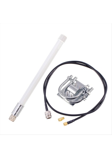 915MHZ Fiberglas Anten Açık Lora Omni Anten Helyum Bobcat Madenci Hotspot Anten Lorawan Beyaz (Yurt Dışından)