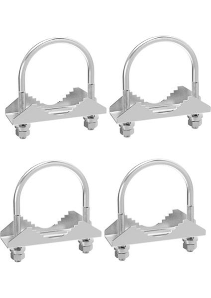 4 V Çene Bloğu ve U Cıvatalı Anten Mast Boru Kelepçesi Tv Cb Jambon Anteni Veya Panel Borusu (Yurt Dışından)