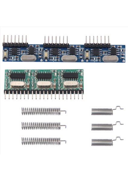 Kablosuz RX480E-4WQB 433MHZ Rf Modül Verici ve Alıcı 3 Set 4 Kanal Çıktı Bağlantı Kiti Uzaktan Kumanda (Yurt Dışından)