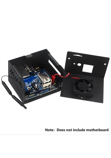 Turuncu Pi Zero 3 Metal Kasa Için, Portakal Pi Zero 3 Aksesuarları (Antensiz) Için Fan ve Wortsink ile Metal Kılıf (Yurt Dışından) modelleri