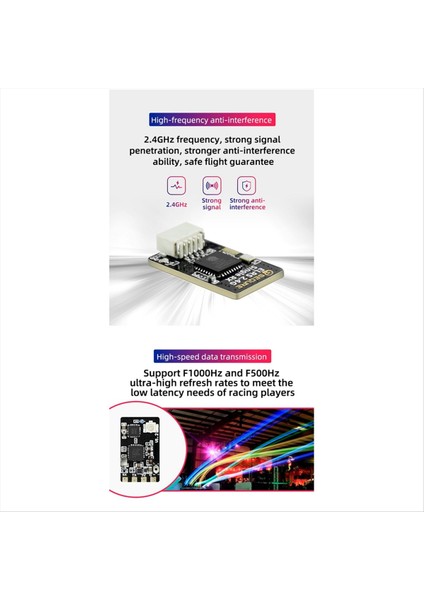 Sequre Elrs 2.4ghz Tek Rx Tek Anten Alıcı Yarış Drone Sabit Kanat Yüksek Yenileme Hızı Düşük Gecikme (Yurt Dışından) indirimleri