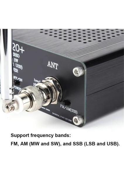 Ats 20 SI4732 Taşınabilir Handheld Radyo Kaydedici 0,96 Inç OLED Ekran Fm Am Mw Sw Ssb Lsb USB (Yurt Dışından) modelleri