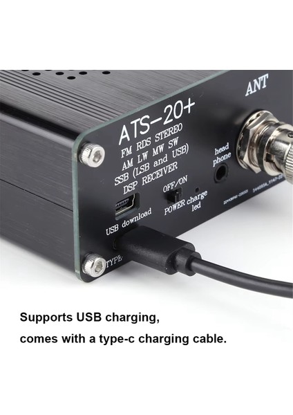 Ats 20 SI4732 Taşınabilir Handheld Radyo Kaydedici 0,96 Inç OLED Ekran Fm Am Mw Sw Ssb Lsb USB (Yurt Dışından) fırsatları