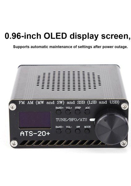 Ats 20 SI4732 Taşınabilir Handheld Radyo Kaydedici 0,96 Inç OLED Ekran Fm Am Mw Sw Ssb Lsb USB (Yurt Dışından) indirimleri