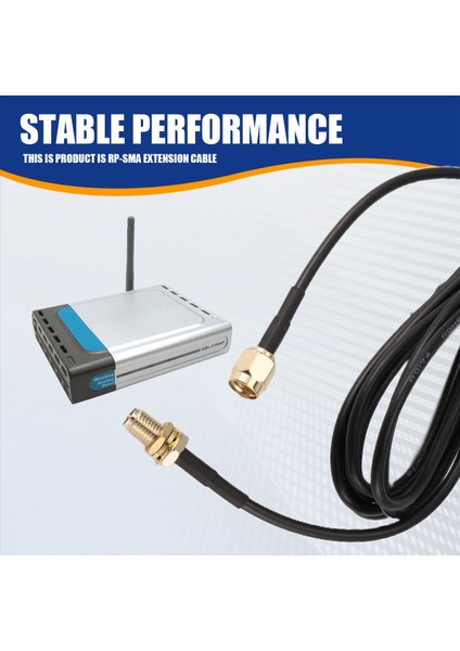 3m Fı Uzatma Kablosu Rp Sma Anten Konektörleri - Rp Sma Dişi Wifi Yönlendirici (Yurt Dışından) indirimleri