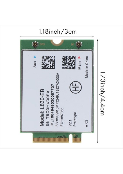 L830-EB 4g Wifi Kart+Thinkpad X280 T480 T580 P52S L480 L580 T490 T590 P53S T490S X390 L490 L590 (Yurt Dışından) fiyatları