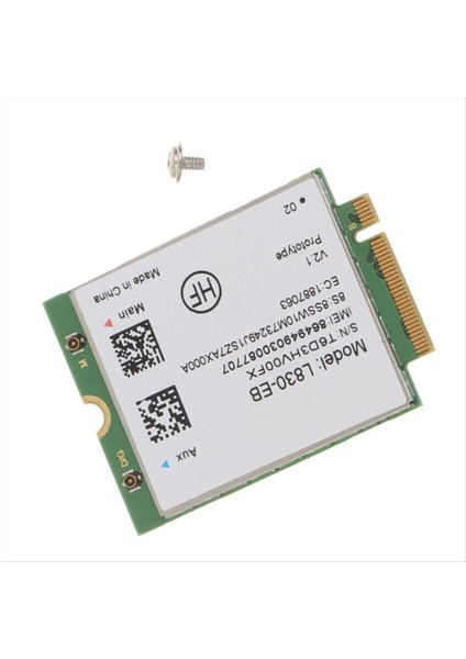 L830-EB 4g Wifi Kart+Thinkpad X280 T480 T580 P52S L480 L580 T490 T590 P53S T490S X390 L490 L590 (Yurt Dışından) modelleri