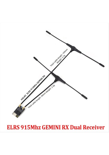 Hglrc Elrs Için 915MHZ Gemini Rx Çeşitlilik Alıcı Rc Airplane Fpv Uzun Menzilli Drone (Yurt Dışından) indirimleri