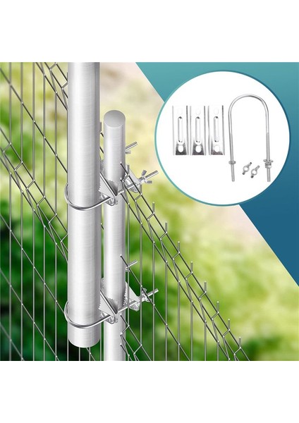 Çift Anten Direk Kelepçesi V Çene Bloğu U ile Cıvatalar Ağır Derecilik Anti-Rasta Direği Tv, Cb, Ham (Yurt Dışından) modelleri