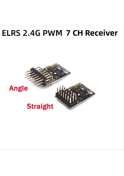 Elrs 2.4g 7ch Pwm Alıcı Expresslrs Rx 2400RX Pwm/crsf Rc Fpv Drone Sabit Kanat Quadcopter, Kavisli (Yurt Dışından) modelleri