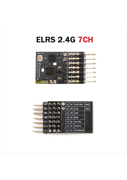 Elrs 2.4g 7ch Pwm Alıcı Expresslrs Rx 2400RX Pwm/crsf Rc Fpv Drone Sabit Kanat Quadcopter, Kavisli (Yurt Dışından) fırsatları