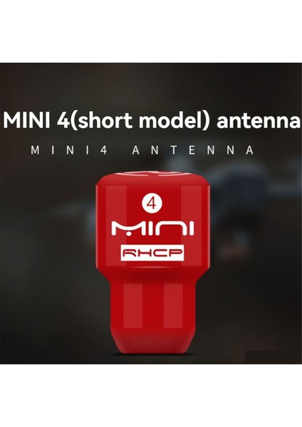 5.8g Fpv Anten Rhcp Sma 2.8dbi Yüksek Kazançlı Anten Kırmızı (Yurt Dışından) fırsatları