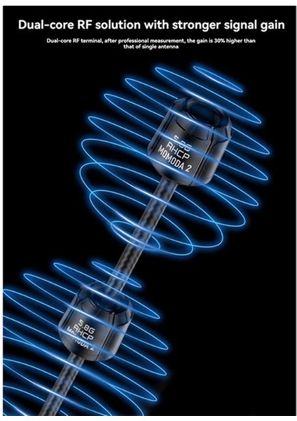 2pcs Momoda2 5.8g Çift Anten Rhcp Sma Çift Çekirdekli Rf Dıy Rc Fpv Dron Quadcopter Freestyle Aksesuarları Rhcp (Yurt Dışından) indirimleri