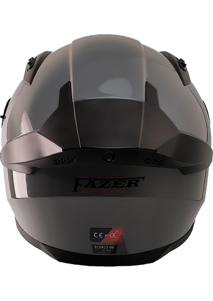 Motosiklet Kask Ece 22.R06 Double Vizörlü Full Face Spoiler Motor Kaskı Nardo