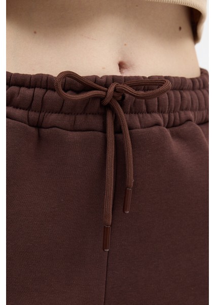 Acı Kahve Yazı Nakışlı Kadın Jogger Eşofman Altı 9219M indirimleri