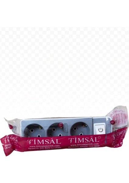 Gri 3’lü Anahtarlı Priz Kablosuz Klementsli fiyatları