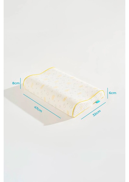 Visco Boyun Destekli Çocuk Yastığı 47X32X8/6 cm fiyatları