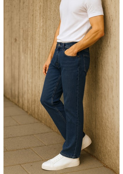 Cedy Denım Erkek Yüksel Bel Boru Paça Kot Pantolon Reguler Fit Jean C336 indirimleri