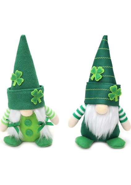 2pcs Cüceler Peluş Süslemeler, El Yapımı Rustik Gnome Hediyeler Tatil Dekor Düğün Masası Katmanlı Tepsi Raf Dekorasyon (Yurt Dışından)