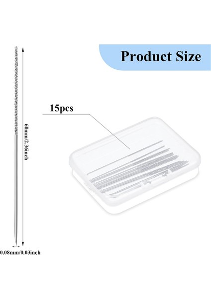 15 Pcs Snag Onarma Iğne Onarım Örgü ve Dokuma Alet 2.36 x 0.03 Inç Onarım Dikiş Aracı Dikiş Dikiş Iğnesi (Yurt Dışından) fiyatları