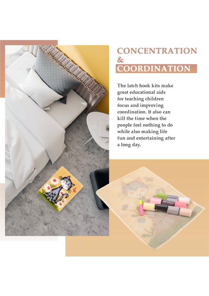 Mandal Haluru Kitleri Dıy Tığ Ipliği Kilimler Yetişkinler Için Renk Öncesi Basık Desen Tasarımı (Yurt Dışından) fırsatları