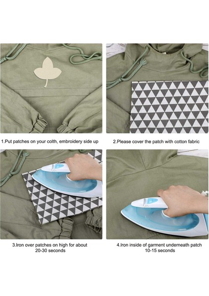 30PCS 3,8 x 5 Inç Kumaş Demir Yamaları Demir Içeride Veya Dış Dış Dış Yaması Pantolon Için Onarım Yaması (Yurt Dışından) fırsatları