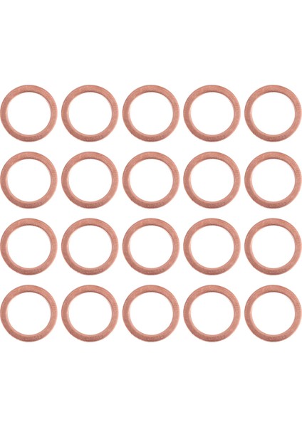 20 Adet 10MM x 14MM x 1mm Bakır Yıkama Conta Ara Ara Contası (Yurt Dışından) fiyatları