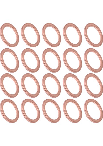 20 Adet 10MM x 14MM x 1mm Bakır Yıkama Conta Ara Ara Contası (Yurt Dışından) fırsatları