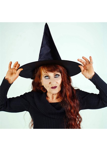 10 Paket Cadı Şapkaları Cadılar Bayramı Siyah Cadı Asılı Şapka Siyah Şapka Cadı Şapkası Cadılar Bayramı Noel Partisi Kostüm Aksesuarları (Yurt Dışından) indirimleri