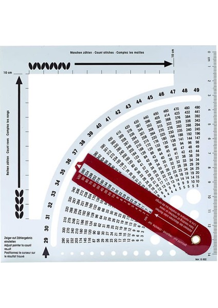 Örgü Gösterge Dönüştürücü - Örme Dikiş Hesap Makinesi ve Çerçeve Cetvelini Sayma, Kazak Örme Için Örgü Araçları (Yurt Dışından)