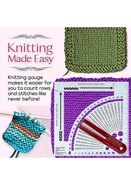 Örgü Gösterge Dönüştürücü - Örme Dikiş Hesap Makinesi ve Çerçeve Cetvelini Sayma, Kazak Örme Için Örgü Araçları (Yurt Dışından) indirimleri